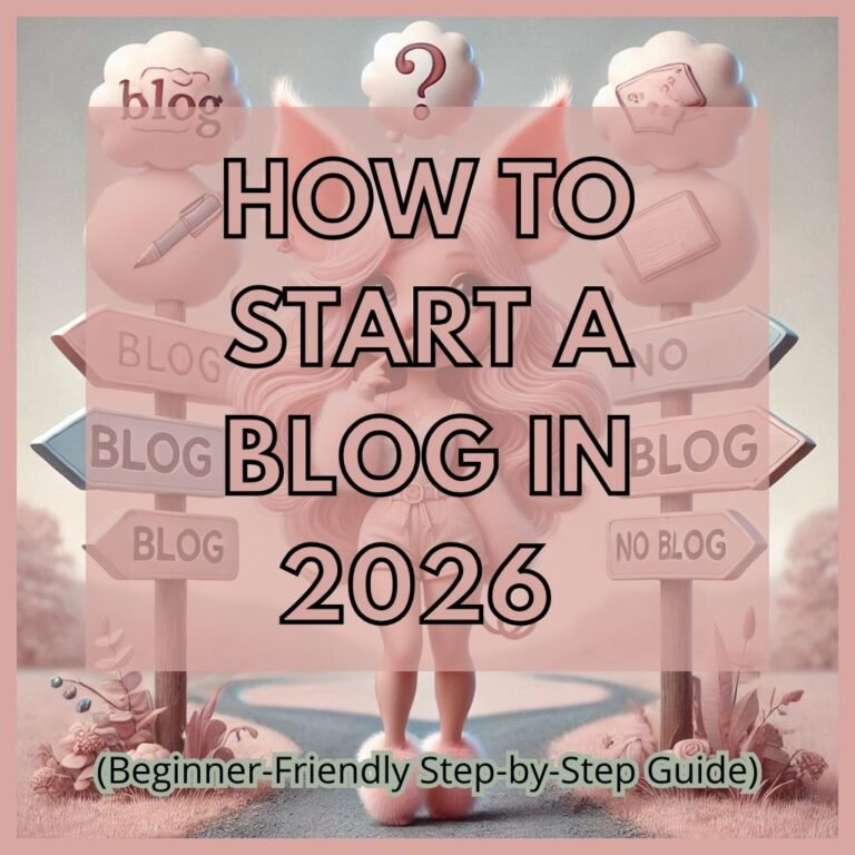 How to Start a Blog in 2026 (Step-by-Step Beginner Guide)